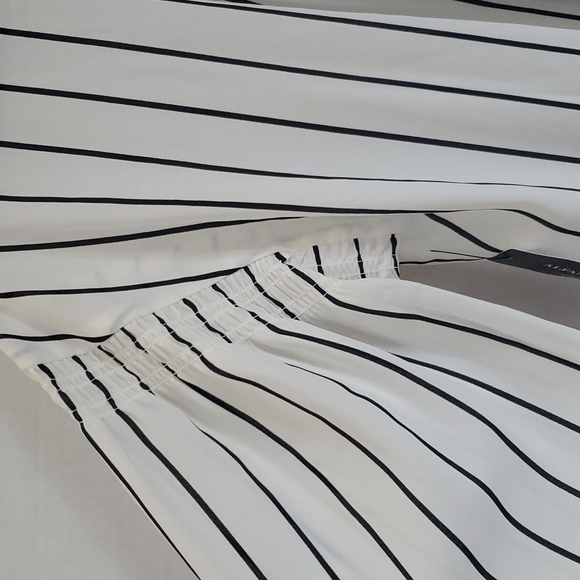 Alfani long sleeve striped blouse size small - Picture 8 of 11